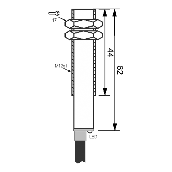 سنسور کد IPS-202-CA-12
