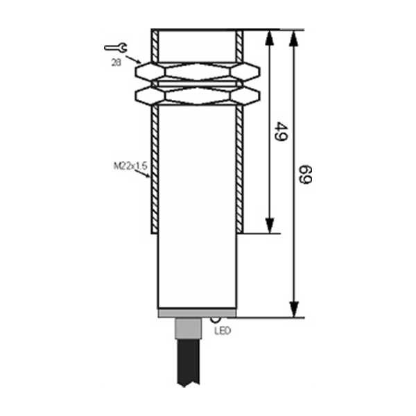 سنسور کد IPS-308-CN-22