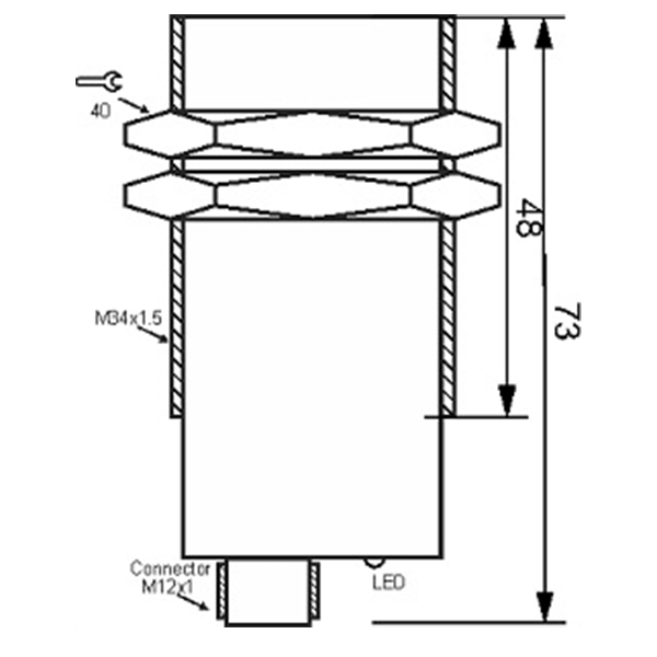 سنسور کد IPS-315-OP-34-VI-S4