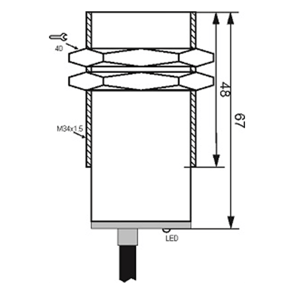 سنسور کد IPS-315-OP-34