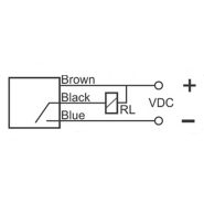 سنسور مغناطیسی سه سیمه کابلی MPS-310-ON-R10