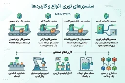 معرفی کاربردها و انواع سنسور نوری