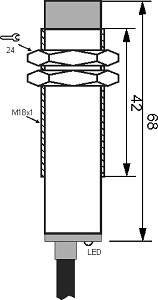 M18-U-CPS-DC.jpg CPS-410-P-18 نمودار اتصال DC تبریز پژوه